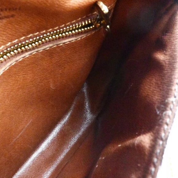 LOUIS VUITTON Saint Cloud MM Shoulder Bag Monogram Leather Brown - Picture 3 of 16